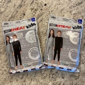 NWT. 32 Degrees Heat Kids Long Sleeve Crew Neck & Leggings. SET OF 2.